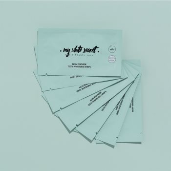 My White Secret Non - Peroxide Teeth Whitenings Strips benzi pentru ablirea dintilor pentru dinti - imagine 3